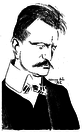 Sibelius in 1904, by Albert Engström