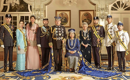 The Johor Royal Family in 2015