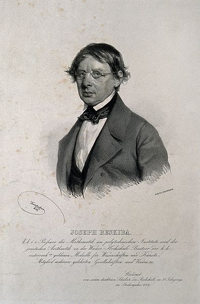 File:Joseph Beskiba. Lithograph by J. Kriehuber, 1846. Wellcome V0000512.jpg