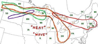 Map of the four derechos of the July 1995 Derecho Event (courtesy of NOAA) July1995derechos.jpg