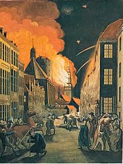 The terrible bombardment of Copenhagen