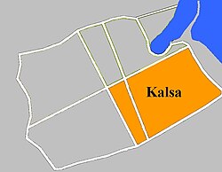 Kalsa - Lokalisering