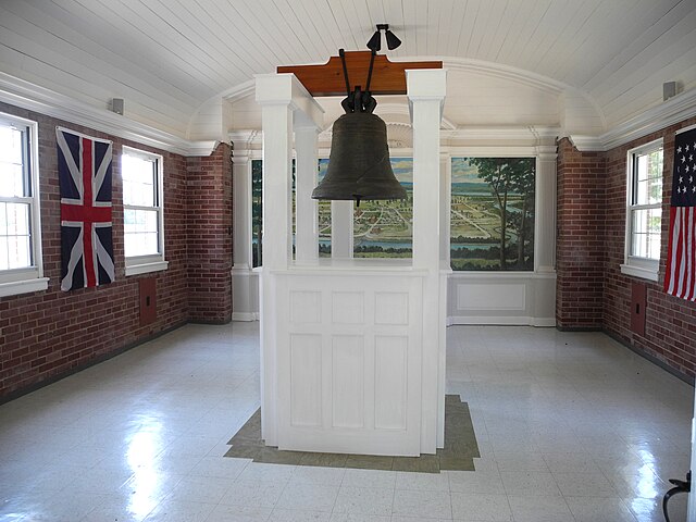 The bell donated by King Louis XV in 1741 to the French mission at Kaskaskia. It was later called the "Liberty Bell of the West", after it was rung to