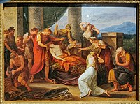 Kauffmann, Angelika — Aeneas trauert um den von Turnus getöteten Pallas