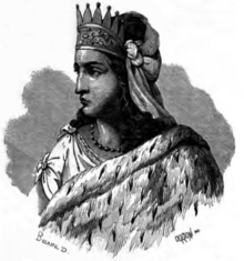 An idealized image of Khosrovidukht from the early 20th century.