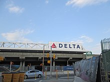 An April 2018 photograph of the Eastern Portion of Terminal C, now demolished