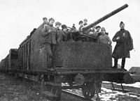 Laiarööpmelise soomusrongi nr. 3 suurtükiplatvorm (1919)