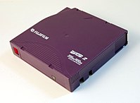 Nagy kapacitású LTO Ultrium 2 cartridge, 2008 (digitális)