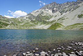 Vue d'un des lacs.