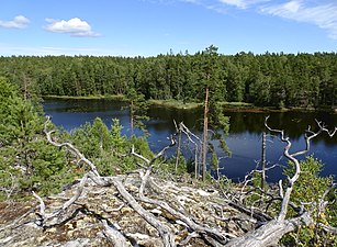 Lanan, Tyresta: Sjö i Tyresta nationalpark