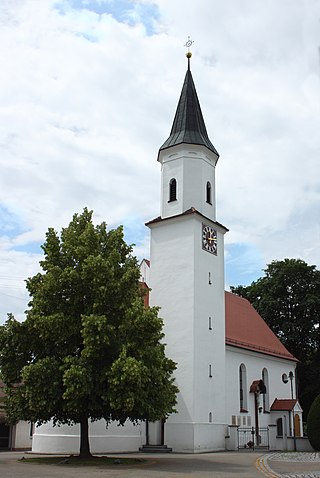 <span class="mw-page-title-main">Landensberg</span> Municipality in Bavaria, Germany