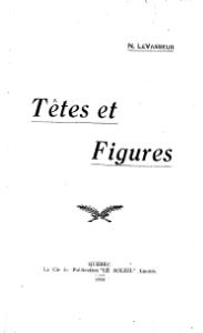 Nazaire LeVasseur, Têtes et figures, 1920    