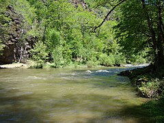 The Viaur in Roc del Gorp.