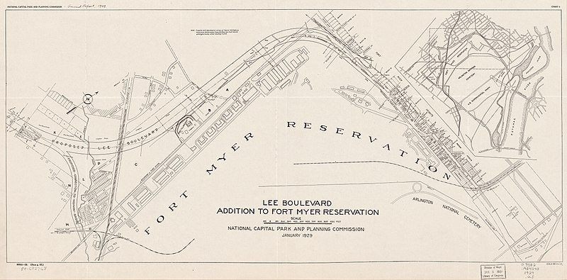 File:Lee Boulevard addition to Fort Myer Reservation LOC 89692768.jpg