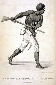 Leonard Parkinson, Maroon Leader, 1796 Leonard Parkinson, Maroon Leader, Jamaica, 1796.jpg