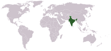 موقعیت کشور هند