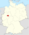 Lage des Kreises Soest in Deutschland