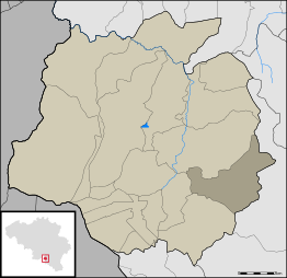 Kaart van Louette-Saint-Denis