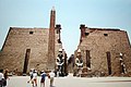 Luxor Temple Pylon of Rameses II and Obelisk (9794848586).jpg