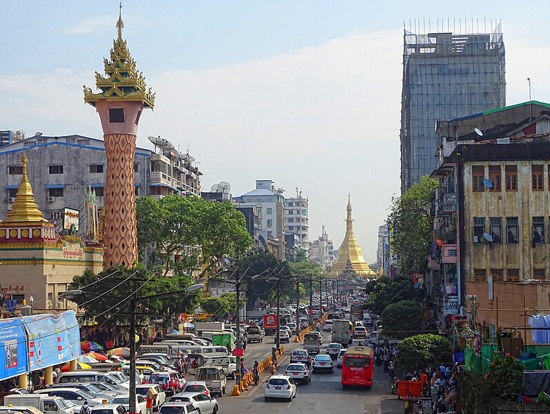 File:Maha Bandula Street Yangon 2017.jpg