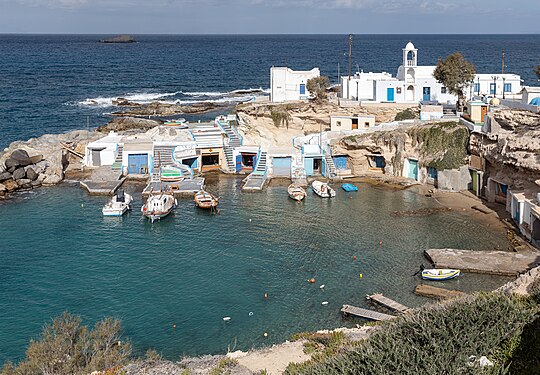 Mandrakia on Milos, Cyclades, Greece