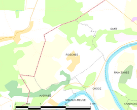 Mapa obce Foisches