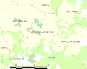 Poziția localității La Chapelle-Montabourlet