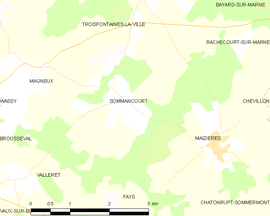 Mapa obce Sommancourt