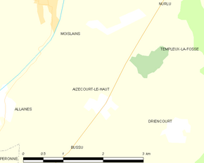 Poziția localității Aizecourt-le-Haut