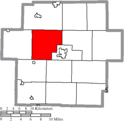 Map of Carroll County Ohio Highlighting Harrison Township.png