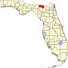 Kart over Florida som fremhever Hamilton County.svg