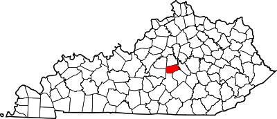 Map of Kentucky highlighting Boyle County.svg