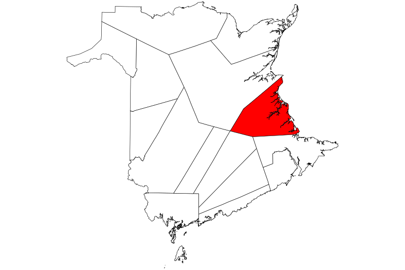 File:Map of New Brunswick highlighting Kent County.svg