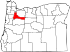 Map of Oregon highlighting Marion County.svg