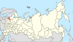 Karta över Ryssland - Leningrad Oblast (2008-03) .svg