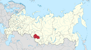 Новосибирская область на карте