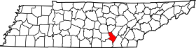 Localisation de Comté de Sequatchie(Sequatchie County)