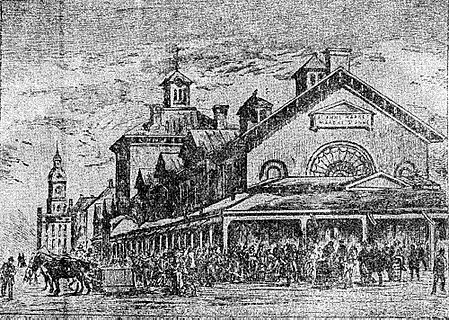 Marché Sainte Anne, Montréal (1880)