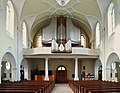 Deutsch: Maria Hilf. Blick in die Kirche mit Orgel