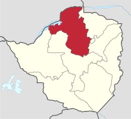 Mashonaland Occidentale – Localizzazione