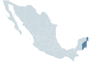 Mexico map, MX-ROO.svg