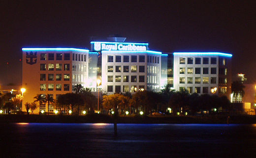 The Royal Caribbean International headquarters at the Port of Miami