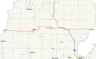 M-55 (Michigan highway) highway in Michigan, United States