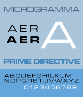 Microgramma (typeface)