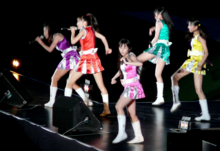 Momoiro Clover Z is ranked as number-one among female idol groups according to 2013-2017 surveys. Momoiro Clover Z LIVE 1.png