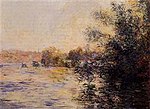 Monet - seine.jpg-нің кешкі әсері