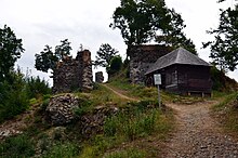 I ruderi del castello di Montoggio