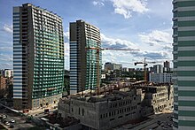 Moscow, Lyapidevskogo Street, 1 under construction (30621380184).jpg