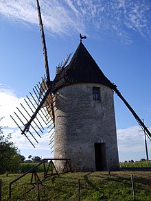 Ang windmill sa Vensac