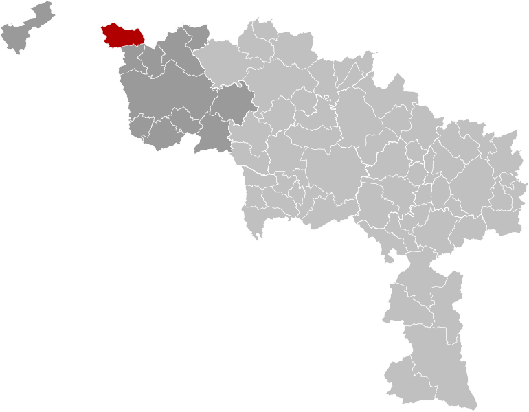 File:Mouscron Hainaut Belgium Map.svg